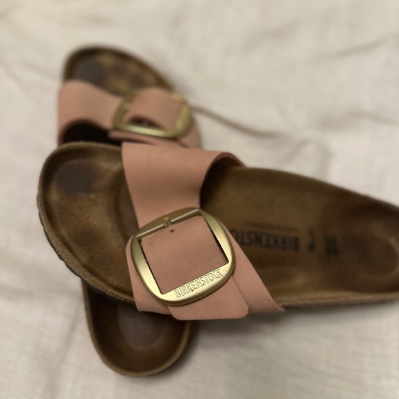 Birkenstock Madrid Big Buckle Sandal Dusty Rose Size 40 - Picture 6 of 7